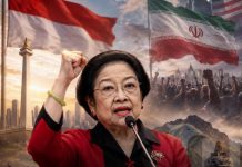 Di HUT RI Ke 81, Megawati Menyoroti Ketahanan Iran dalam Menghadapi Tekanan Geopolitik FOTO: Kolase Ketua Umum (Ketum) PDI Perjuangan Megawati Soekarnoputri.