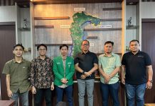 Temui Dir Intel Polda Sulsel, PP IPMIL Bahas Kondisi SDA dan Kondusivitas Keamanan di Tanah Luwu FOTO: Ketua Umum PP IPMIL Luwu, Yandi dan sejumlah pengurus saat menemui Dir Intel Polda Sulsel. (ist)