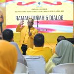 Fashar: Pak IAS tak Pernah Lelah Bergerak untuk Besarkan Golkar di Sulsel FOTO: Ketua DPD I Partai Golkar Sulsel, Ilham Arief Sirajuddin (IAS), saat melakukan konsolidasi bersama ribuan kader dari 27 Kecamatan se Kabupaten Bone, di Sekertariat DPD II Partai Golkar Kabupaten Bone, Jumat, 21 Agustus 2026.