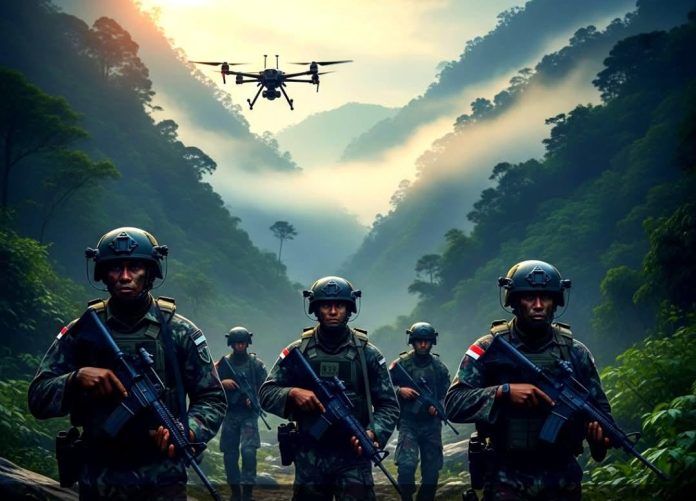 FOTO: Ilustrasi prajurit TNI di wilayah operasi. FOTO: Ilustrasi prajurit TNI di wilayah operasi.