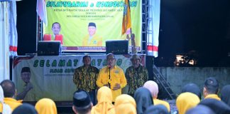 IAS Minta Andi Kartini Rebut Ketua DPRD untuk Golkar, Setelah itu Siapkan Diri di Pilkada FOTO: Ketua DPD I Partai Golkar Sulsel, Ilham Arief Sirajuddin melaksanakan silaturahmi dan konsolidasi bersama seluruh kader DPD II Partai Golkar Kabupaten Sinjai, Sabtu, 22 Agustus 2026.