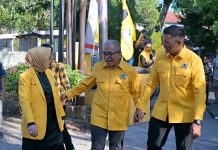 IAS Sambut Baik Bupati Uji Ingin Pimpin Golkar Bantaeng FOTO: DPD II Partai Golkar Kabupaten Bantaeng menyambut baik kunjungan DPD I Partai Golkar Sulsel, Ilham Arief Sirajuddin (IAS) di Sekertariat DPD II Partai Golkar Kabupaten Bantaeng, Minggu, 23 Agustus 2026.