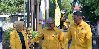 IAS Sambut Baik Bupati Uji Ingin Pimpin Golkar Bantaeng FOTO: DPD II Partai Golkar Kabupaten Bantaeng menyambut baik kunjungan DPD I Partai Golkar Sulsel, Ilham Arief Sirajuddin (IAS) di Sekertariat DPD II Partai Golkar Kabupaten Bantaeng, Minggu, 23 Agustus 2026.