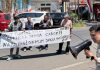 Unras di Kejari: Desak Periksa Pejabat Pemkot Proses Awal Dana Hibah KONI Makassar dan Ketua Cabor FOTO: Aliansi Pemuda Anti Korupsi (APAK) bersama Gerakan Revolusi Hukum (GRH) kembali mendatangi Kejaksaan Negeri Makassar pada Senin siang (24/8/2026). (Ist)