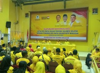IAS Konsolidasi di DPD II Golkar Makassar, APPI Tak Nampak FOTO: Ketua DPD I Partai Golkar Sulsel, Ilham Arief Sirajuddin (IAS) kembali melanjutkan konsolidasi di Sekertariat DPD II Golkar Kota Makassar, Selasa, 25 Agustus 2026.