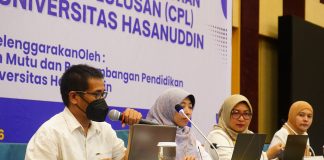 Unhas Dorong Pengukuran CPL Terintegrasi untuk Perkuat Mutu dan Akreditasi FOTO: Workshop Pengisian dan Pengukuran CPL Program Studi Tahun 2026 diikuti perwakilan dari seluruh program studi di Unhas. Kegiatan berlangsung di Ballroom Hotel Unhas, Senin (24/8),