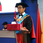 Unhas Kukuhkan Lima Guru Besar, Rektor: Dorong Produktivitas dan Publikasi Ilmiah FOTO: Rektor Unhas, Prof. Dr. Ir. Jamaluddin Jompa, M.Sc.,
