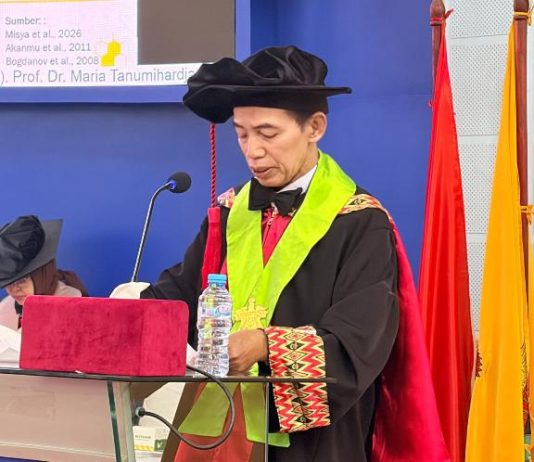 Prof. Dr. Ir. Budiaman Raih Gelar Guru Besar Universitas Hasanuddin FOTO: Prof. Dr. Ir. Budiaman, M.P., IPU. Guru Besar Bidang Ilmu Serangga Hutan-Lebah Madu, Fakultas Kehutanan.