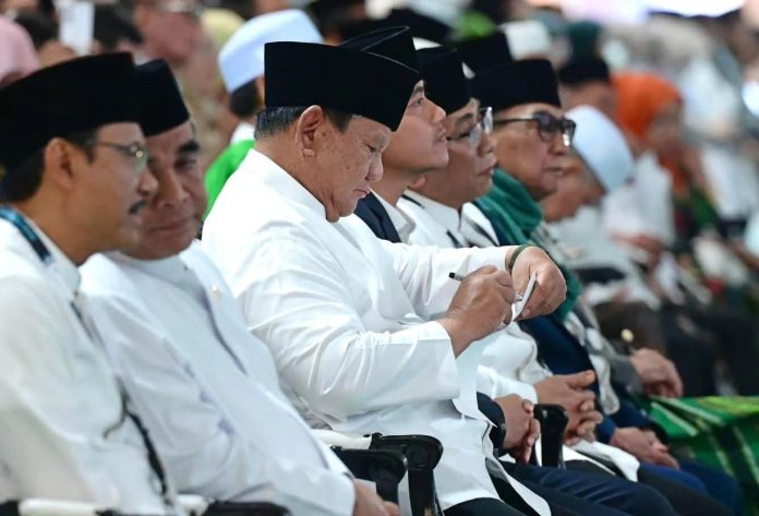 FOTO: Presiden Prabowo Subianto menghadiri Pembukaan Muktamar ke-35 Nahdlatul Ulama (NU) Tahun 2026 di Lapangan Untung Suropati Tambakberas, Jombang, Jawa Timur pada Kamis, 27 Agustus 2026. (Dok Seskab)