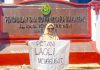 Petani Laoli Gugat Legalitas HPL Pemkab Lutim di PTUN, Klaim Lahan Dikuasai Sejak 1998 FOTO: Salah satu warga di Dusun Laoli, Desa Harapan, Kecamatan Malili, Kabupaten Luwu Timur saat menggelar aksi unjuk rasa di Pengadilan TUN Makassar. (ist)