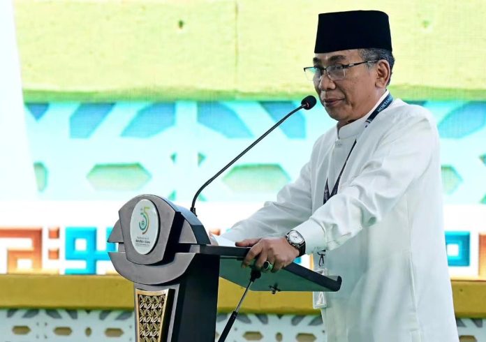 FOTO: Ketua Umum PBNU 2021-2026, KH Yahya Cholil Staquf atau Gus Yahya pada pelaksanaan Muktamar ke-35 NU di Pondok Pesantren Bahrul Ulum, Tambakberas, Jombang, Jumat (28/8). (Dok Seskab) FOTO: Ketua Umum PBNU 2021-2026, KH Yahya Cholil Staquf atau Gus Yahya pada pelaksanaan Muktamar ke-35 NU di Pondok Pesantren Bahrul Ulum, Tambakberas, Jombang, Jumat (28/8). (Dok Seskab)