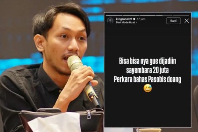 FOTO: YouTuber King Ronal21 yang telah membongkar lokasi keberadaan penipuan siber yang di Sulawesi Selatan (Sulsel) dikenal sebagai ‘Passobis’.