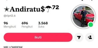 Siapa Mr Lombenk? di Akun Instagram Andiratu$ Pembuat Sayembara Rp20 Juta Buru YouTuber King Ronald21 FOTO: Tangkapan layar dari akun instagram Andiratu$