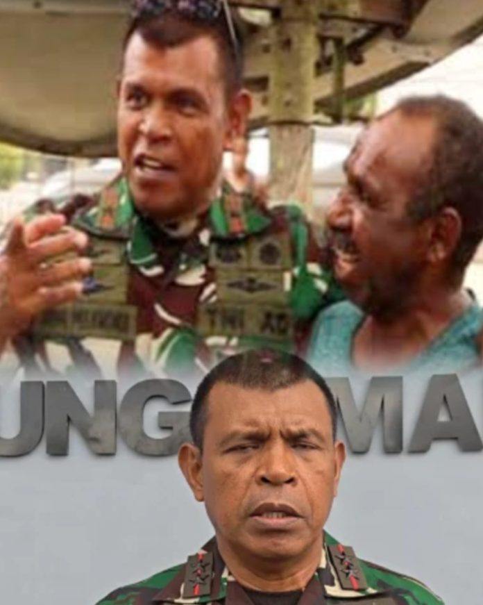 FOTO: Kolase Panglima Kodam (Pangdam) Mandala Trikora, Mayjen TNI Frits Wilem Rizard Pelamonia.
