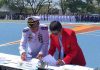 Unhas Terlibat Menyusun Cetak Biru Pengembangan Kampus Politeknik Pelayaran Barombong FOTO: LPPM Unhas diwakili oleh Wakil Ketua Bidang Pengabdian Masyarakat Unhas, Prof. Ir. Muhammad Arsyad, SP., M.Si., Ph.D. dan Poltekpel Barombong oleh Direktur Capt. Sidrotul Muntaha, M.Si., M.Mar. saat penandatanganan Surat Perjanjian Kerja Sama (SPK) Penyusunan DED antara Lembaga Penelitian dan Pengabdian kepada Masyarakat (LPPM) dengan Politeknik Pelayaran Barombong.