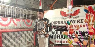 Nasrun Mantja Rayakan Maulid Bersama Warga di Lorong Sungai Limboto, Dorong Semangat Meneladani Rasulullah FOTO: Nasrun Mantja, S.H., yang akrab disapa Daeng Accung, Ketua Relawan Jakarta, menghadiri peringatan Maulid Nabi Muhammad SAW bersama warga di lorong Jalan Sungai Limboto, Makassar.Senin malam (31/8/2026)