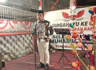 Nasrun Mantja Rayakan Maulid Bersama Warga di Lorong Sungai Limboto, Dorong Semangat Meneladani Rasulullah FOTO: Nasrun Mantja, S.H., yang akrab disapa Daeng Accung, Ketua Relawan Jakarta, menghadiri peringatan Maulid Nabi Muhammad SAW bersama warga di lorong Jalan Sungai Limboto, Makassar.Senin malam (31/8/2026)