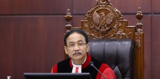 Took..!!!: MK Hapus Pasal Penghinaan Pemerintah dalam KUHP FOTO: Ketua Hakim Konstitusi Suhartoyo. (Ist)