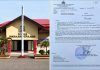 Netizen Minta Tolong ke Kapolda Sulsel, Guru Dibunuh Setahun Lebih, Kinerja Polres Pangkep Dipertanyakan FOTO: Kolase Kantor Polres Pangkep dan Laporan Polisi. (Sumber dok. Akun Facebook akun hjmasuwara)