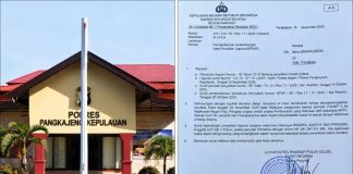Netizen Minta Tolong ke Kapolda Sulsel, Guru Dibunuh Setahun Lebih, Kinerja Polres Pangkep Dipertanyakan FOTO: Kolase Kantor Polres Pangkep dan Laporan Polisi. (Sumber dok. Akun Facebook akun hjmasuwara)