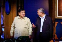 Presiden Prabowo Terima Kunjungan Wakil PM Malaysia di Hambalang FOTO: Usai menunaikan salat Jumat, Jumat, 18 September 2026, Presiden Prabowo Subianto menerima kunjungan teman lamanya yakni Wakil Perdana Menteri (PM) Malaysia, Ahmad Zahid Hamidi yang sekaligus Ketua umum salah satu partai terbesar di Malaysia UMNO, kediaman di Hambalang, Jawa Barat. (Dok. Seskab)