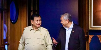 Presiden Prabowo Terima Kunjungan Wakil PM Malaysia di Hambalang FOTO: Usai menunaikan salat Jumat, Jumat, 18 September 2026, Presiden Prabowo Subianto menerima kunjungan teman lamanya yakni Wakil Perdana Menteri (PM) Malaysia, Ahmad Zahid Hamidi yang sekaligus Ketua umum salah satu partai terbesar di Malaysia UMNO, kediaman di Hambalang, Jawa Barat. (Dok. Seskab)