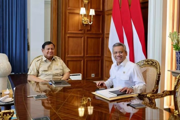 FOTO: Presiden Prabowo Subianto memanggil Menteri Keuangan Suahasil Nazara ke Istana Merdeka, Jakarta. Selasa, 22 September 2026. (Dok. Seskab) FOTO: Presiden Prabowo Subianto memanggil Menteri Keuangan Suahasil Nazara ke Istana Merdeka, Jakarta. Selasa, 22 September 2026. (Dok. Seskab)