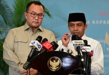 Presiden Prabowo Putuskan Bentuk BPGMN, Perkuat Pencegahan Karhutla dari Desa FOTO: Kepala Badan Riset dan Inovasi Nasional (BRIN) Arif Satria dan Menteri Kehutanan Raja Juli Antoni (Dok. Kemensetneg RI)