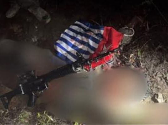 4 Anak Buah Aibon Kogoya Tewas Ditembak Mati TNI di Intan Jaya FOTO: Salah satu anggota Organisasi Papua Merdeka (OPM) Kodap VIII/Intan Jaya yang dipimpin Daniel Aibon Kogoya di Kabupaten Intan Jaya, Papua Tengah, Tewas tertembak. (Dok via Facebook)