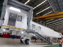 Garbarata Buatan Indonesia Dipamerkan di PTE Asia 2026 Singapura FOTO: Bukaka Teknik Utama Tbk memperkenalkan kemampuan produksi Passenger Boarding Bridge (PBB) atau garbarata dalam ajang Passenger Terminal Expo Asia (PTE Asia) 2026 di Marina Bay Sands Expo & Convention Centre, Singapura, 23-24 September 2026. (ist)