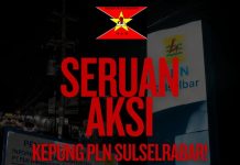 Beredar Pamflet Seruan Aksi GAM, “Kepung PLN Sulselrabar” FOTO: Flyer GAM