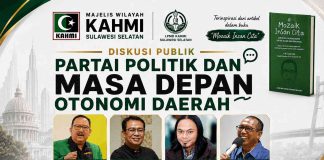 KAHMI Sulsel Akan Gelar Diskusi Publik, Bahas Partai Politik dan Masa Depan Otonomi Daerah FOTO: Flyer Diskusi Publik KAHMI Sulsel.