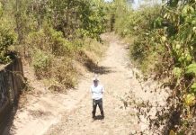 Dampak El Nino, Bendungan Leko Pancing Mengering ini Kata Plt Dirut PDAM dan Guru Besar Fisika Unismuh Makassar FOTO: Salah satu aliran sungai sumber air bendungan Leko Pancing yang mengering. (ist)