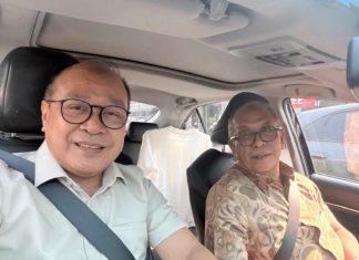 RP Sekertaris, Supriansa Ketua Harian DPD I Golkar Sulsel FOTO: Politisi Golkar Supriansa bersama Ketua DPD I Golkar Sulsel, Ilham Arief Sirajuddin. (Dok. Pribadi)