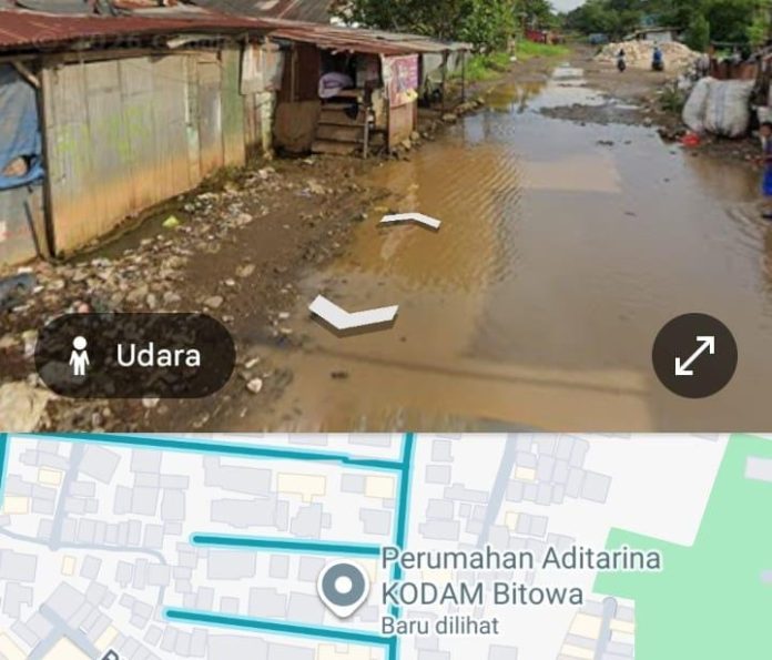 Lokasi Obyek tanah di Kawasan Bitoa, Antang kota Makassar (Foto/doc.googlemaps)* Lokasi Obyek tanah di Kawasan Bitoa, Antang kota Makassar (Foto/doc.googlemaps)*
