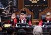 5 Mahasiswa Gugat Pasal Santet ke MK, Hakim: Ada yang Pernah Nyantet atau Disantet? FOTO: Ilustrasi sidang di Mahkamah Konstitusi.