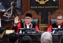 5 Mahasiswa Gugat Pasal Santet ke MK, Hakim: Ada yang Pernah Nyantet atau Disantet? FOTO: Ilustrasi sidang di Mahkamah Konstitusi.