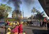 GAM Gelar Aksi Prakondisi, Soroti Kelangkaan BBM dan LPG 3 Kg di Sulsel FOTO: Sejumlah Mahasiswa yang tergabung dalam Gerakan Aktivis Mahasiswa (GAM) melakukan Aksi Demonstrasi Prakondisi di Pertigaan Pettarani - Hertasning, Kota Makassar, Sulawesi Selatan Kamis (10/9/2026)
