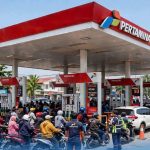 Kemarau Bergilir Padam, Antri Elpiji dan BBM FOTO: Ilustrasi antrean kendaraan saat mengisi BBM di salah satu SPBU di Kota Makassar. (Dok. Ist)