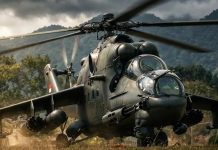 Indonesia Terima Helikopter Tempur dari Rusia, Apakah Paman Sam Bisa Menjatuhkan Sanksi? FOTO: Ilustrasi helikopter serang Mi-35M buatan rusia.