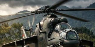 Indonesia Terima Helikopter Tempur dari Rusia, Apakah Paman Sam Bisa Menjatuhkan Sanksi? FOTO: Ilustrasi helikopter serang Mi-35M buatan rusia.