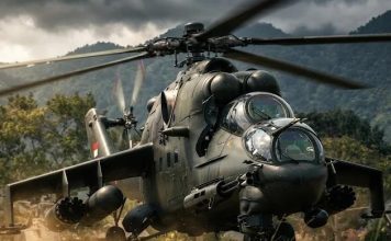 Indonesia Terima Helikopter Tempur dari Rusia, Apakah Paman Sam Bisa Menjatuhkan Sanksi? FOTO: Ilustrasi helikopter serang Mi-35M buatan rusia.
