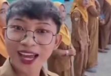 Sempat Viral: Pak Guru Berpenampilan Kemayu, Akhirnya Dipecat FOTO: Muhammad Yasin, Guru Seni Budaya di SDN 1 Ogutua di Kecamatan Dampal Utara, Kabupaten Tolitoli, Sulawesi Tengah. (Tangkap layar)