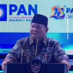Presiden: Pendidikan SD, SMP, SMA dan Universitas Negeri Harus Gratis!! ini Celoteh Netizen di Medsos FOTO: Presiden Prabowo Subianto berpidato di puncak HUT ke-28 PAN yang digelar di JCC, Senayan, Jakarta, Jumat (18/9/2026) malam. (Tangkap layar)