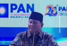 Presiden: Pendidikan SD, SMP, SMA dan Universitas Negeri Harus Gratis!! ini Celoteh Netizen di Medsos FOTO: Presiden Prabowo Subianto berpidato di puncak HUT ke-28 PAN yang digelar di JCC, Senayan, Jakarta, Jumat (18/9/2026) malam. (Tangkap layar)