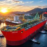 Prelude FLNG Kapal Terbesar di Dunia Milik Shell FOTO: Lebih berat dari 6 kapal induk! Inilah Prelude FLNG, Struktur terapung terbesar yang pernah dibuat manusia di atas lautan. (Ilustrasi)