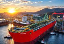 Prelude FLNG Kapal Terbesar di Dunia Milik Shell FOTO: Lebih berat dari 6 kapal induk! Inilah Prelude FLNG, Struktur terapung terbesar yang pernah dibuat manusia di atas lautan. (Ilustrasi)