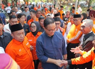 Gerakan Rakyat Sulsel Perkuat Struktur, Anies Dorong Gerakan Menjangkau Masyarakat FOTO: Kunjungan Anies Rasyid Baswedan ke Makassar, Sulawesi Selatan, Sabtu (19/9/2026). (ist)