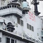 Kolonel Laut Fuad Hasan Komandan Pertama Kapal Induk Sriwijaya FOTO: Dek Anjungan Kapal Induk Giuseppe Garibaldi nantinya akan berganti nama menjadi KRI Sriwijaya. (Dok via Facebook)