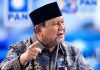 Pidato Prabowo “Pakar Goblok” Mendapat Tanggapan Bijak dari PP Muhammadiyah FOTO: Presiden Prabowo Subianto saat berpidato di HUT ke-28 Partai Amanat Nasional (PAN) di Jakarta, Jumat (18/9/2026). (Dok via Facebook)